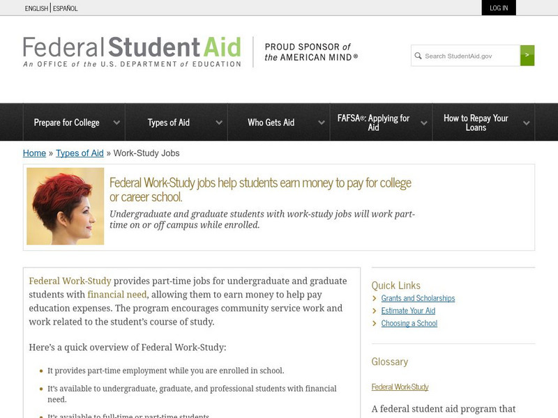 Federal Work Study Website Federal Work Study Website