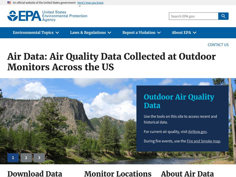 Epa: Air Data Website Epa: Air Data Website