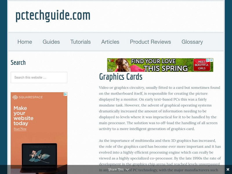 Pc Tech Guide: Graphics Cards Website Pc Tech Guide: Graphics Cards Website