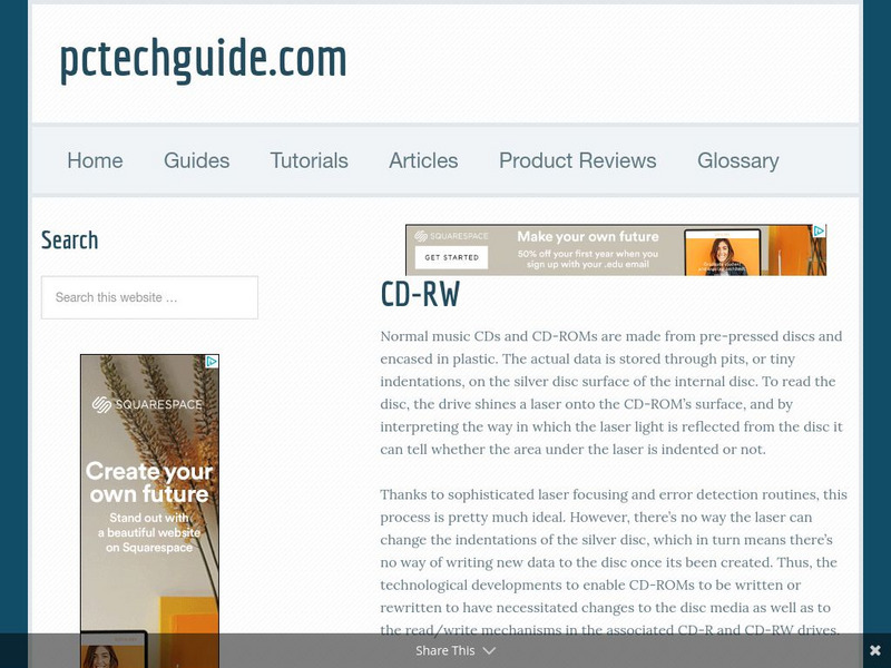 Pc Technology Guide: Cd Rw Website