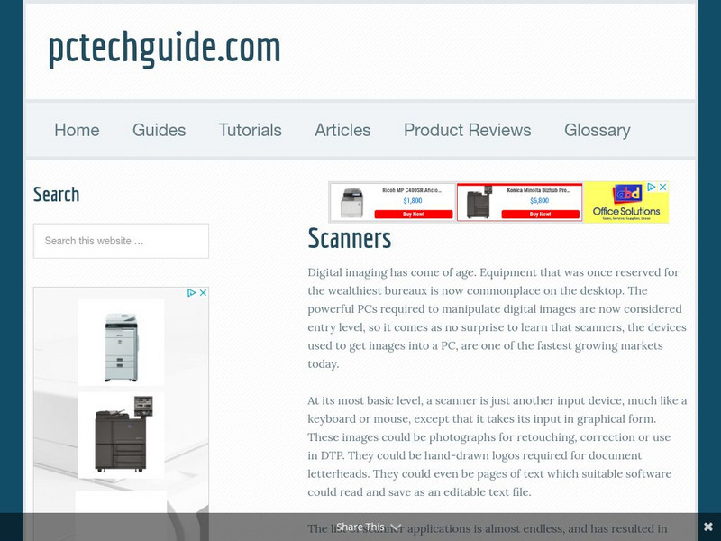 Pc Tech Guide: Scanners Website