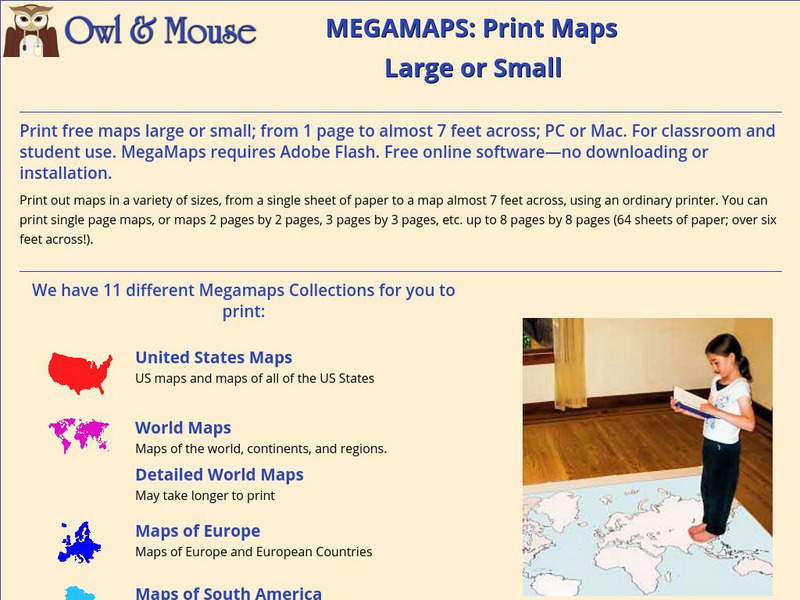 Owl & Mouse: Megamaps Graphic Owl & Mouse: Megamaps Graphic