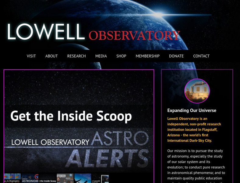 Lowell Observatory Website Lowell Observatory Website