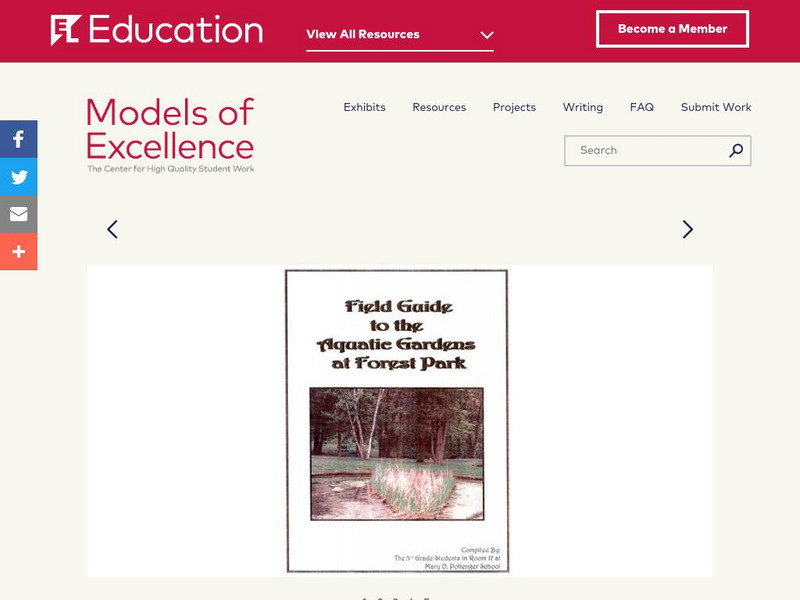 El Education: Field Guide to the Aquatic Gardens at Forest Park Unknown Type