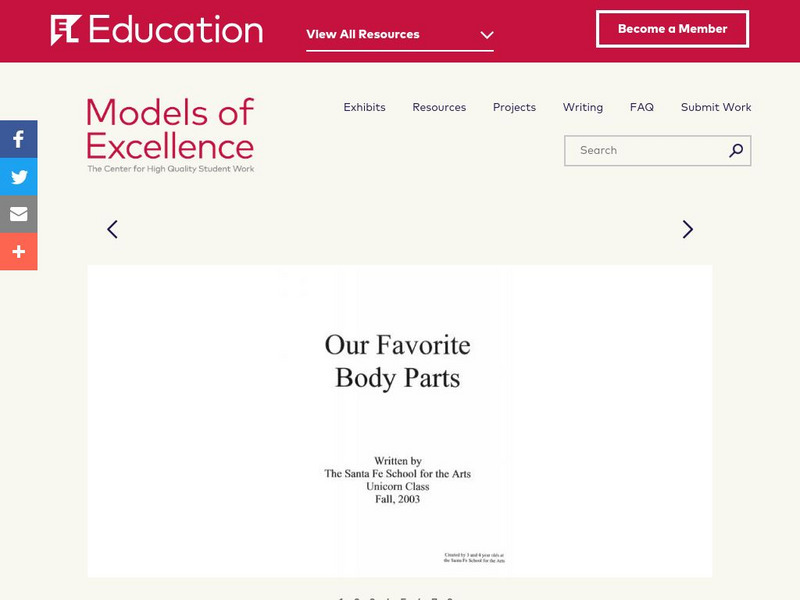 El Education: Our Favorite Body Parts Unknown Type El Education: Our Favorite Body Parts Unknown Type