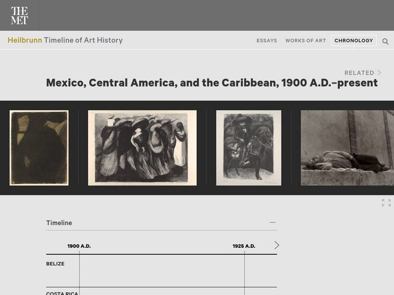 Metropolitan Museum of Art: Mexico and Central America, 1900 a.d.present Graphic