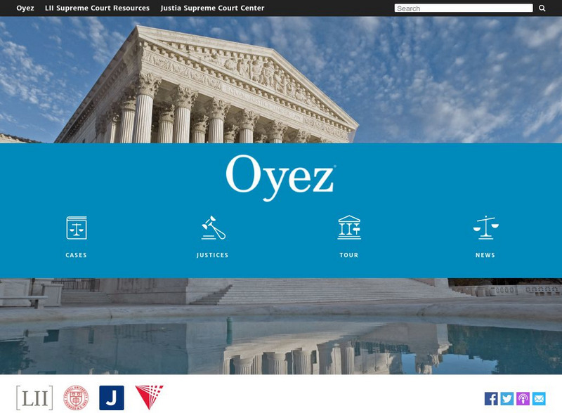 The Oyez Project Website The Oyez Project Website