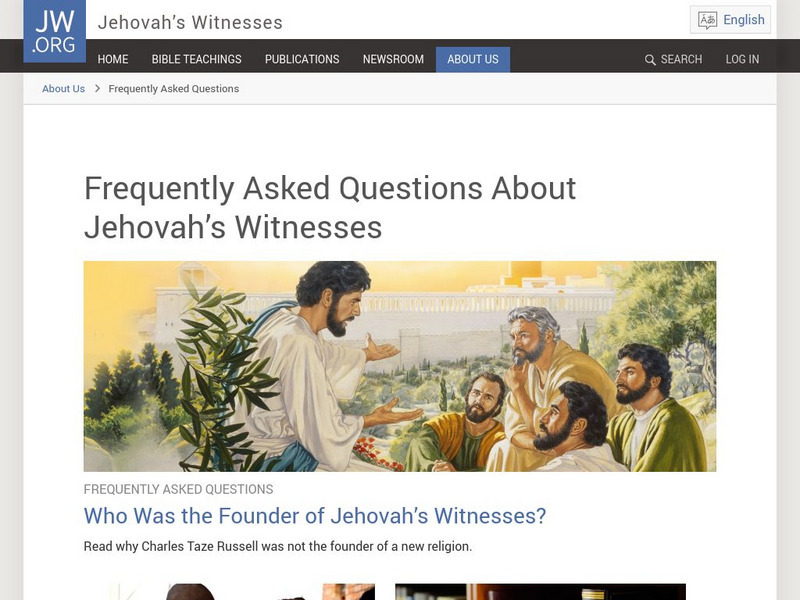 Beliefs and Activities for Jehovah's Witnesses Website Beliefs and Activities for Jehovah's Witnesses Website