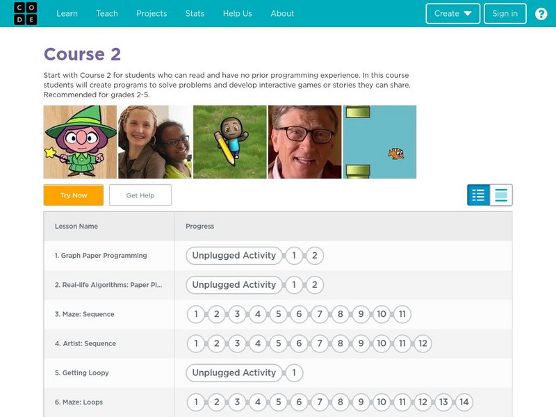Code Studio: Computer Science: Course 2 Lesson Plan Code Studio: Computer Science: Course 2 Lesson Plan