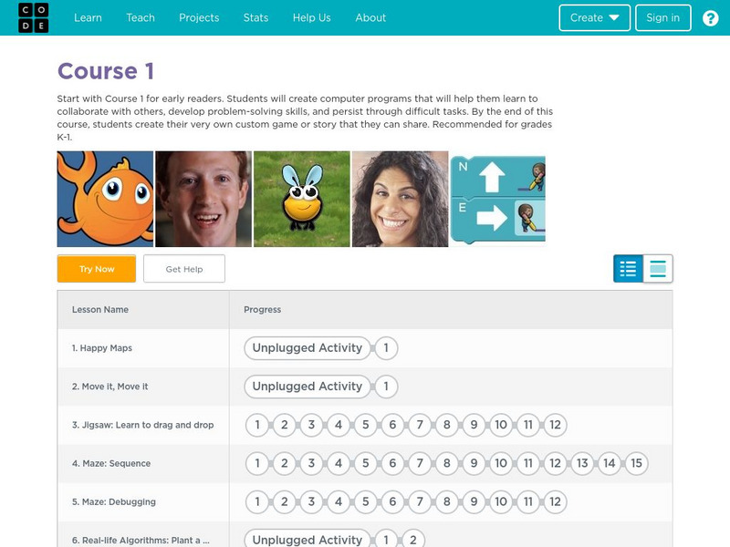 Code Studio: Computer Science: Course 1 Lesson Plan Code Studio: Computer Science: Course 1 Lesson Plan