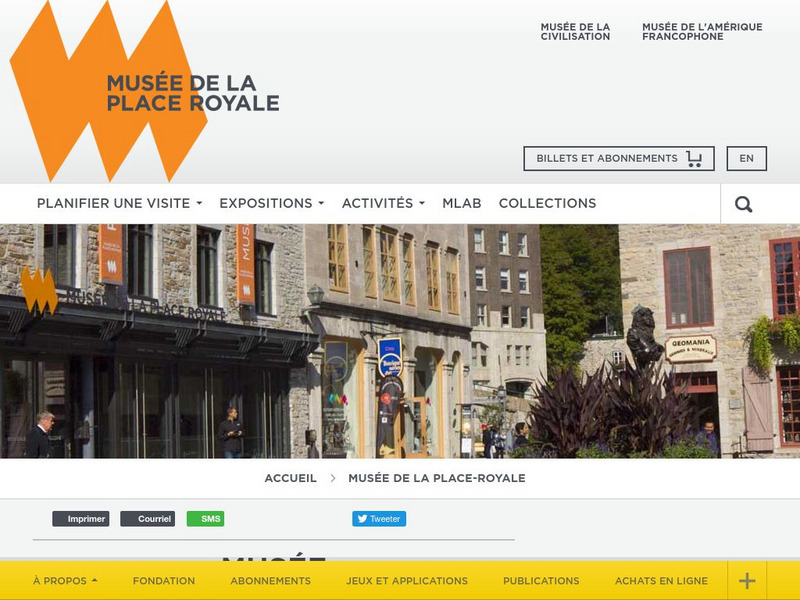 Place Royale Website