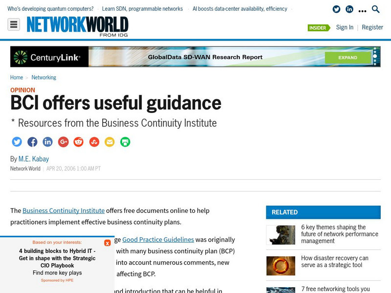Network World: Group Behavior and Security Article