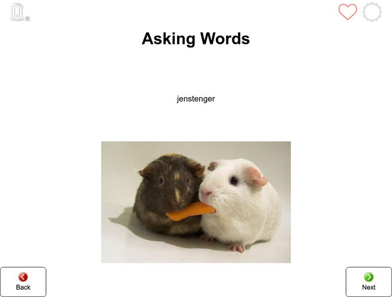 Tar Heel Reader: Asking Words eBook