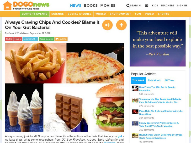 Dogo News: Always Craving Cookies? Blame It on Your Gut Bacteria Article Dogo News: Always Craving Cookies? Blame It on Your Gut Bacteria Article
