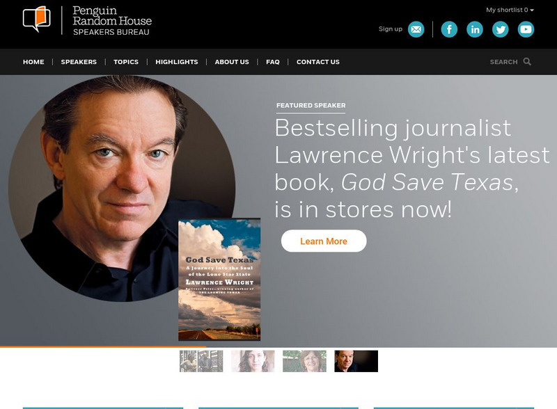 Random House Speakers Website Random House Speakers Website