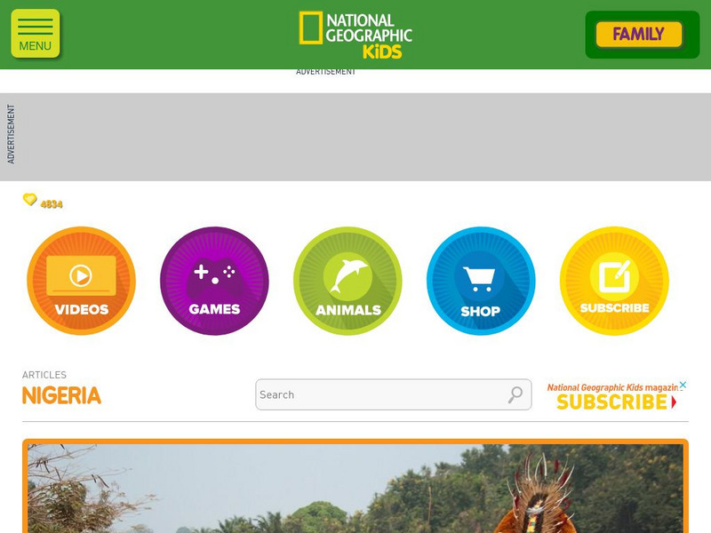 National Geographic Kids: Nigeria Interactive National Geographic Kids: Nigeria Interactive