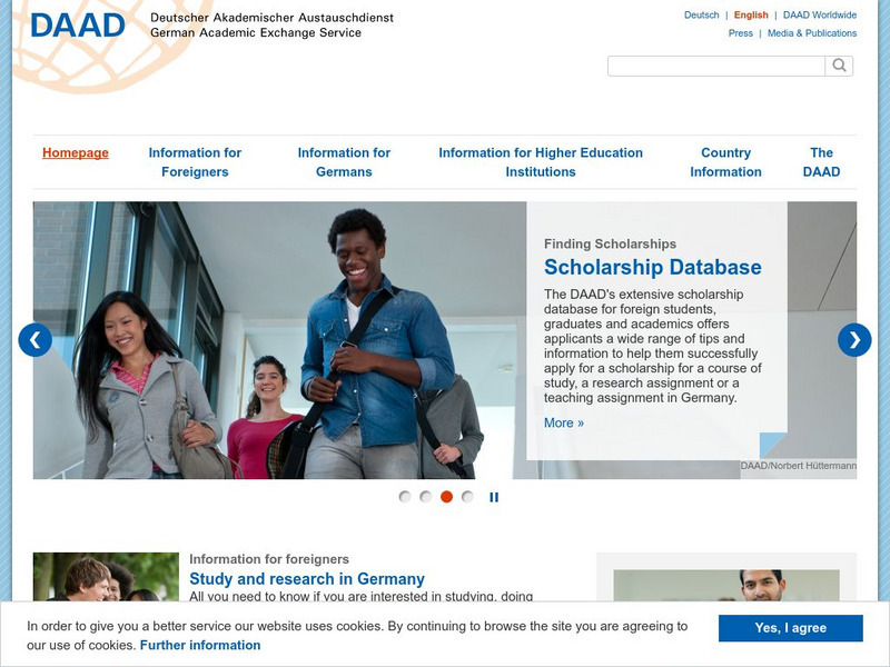 Daad: German Academic Exchange Service (German and English) Activity Daad: German Academic Exchange Service (German and English) Activity