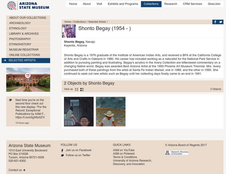 Avery Collection of American Indian Art: Shonto Begay Graphic Avery Collection of American Indian Art: Shonto Begay Graphic