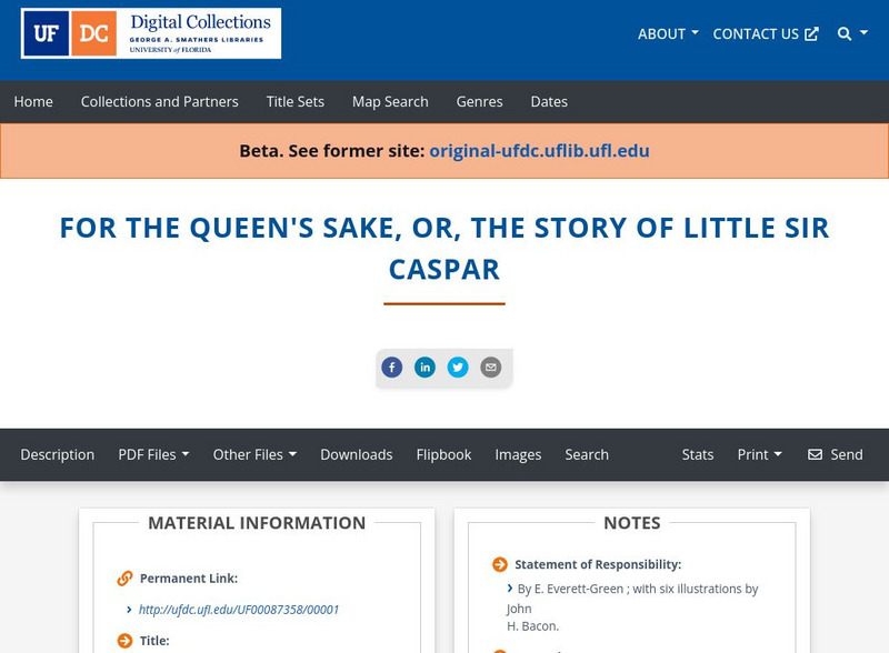 Baldwin Library: For the Queen's Sake Primary Baldwin Library: For the Queen's Sake Primary