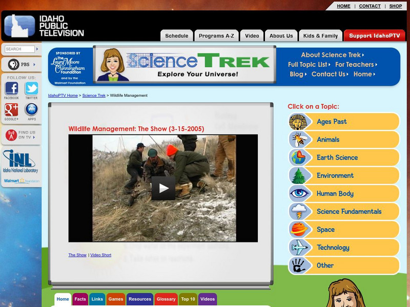 Idaho Ptv: Dialogue for Kids: Wildlife Management Website Idaho Ptv: Dialogue for Kids: Wildlife Management Website