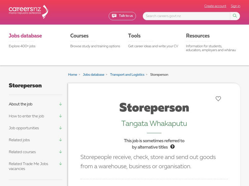 Career Nz : Warehouse Worker Website Career Nz : Warehouse Worker Website