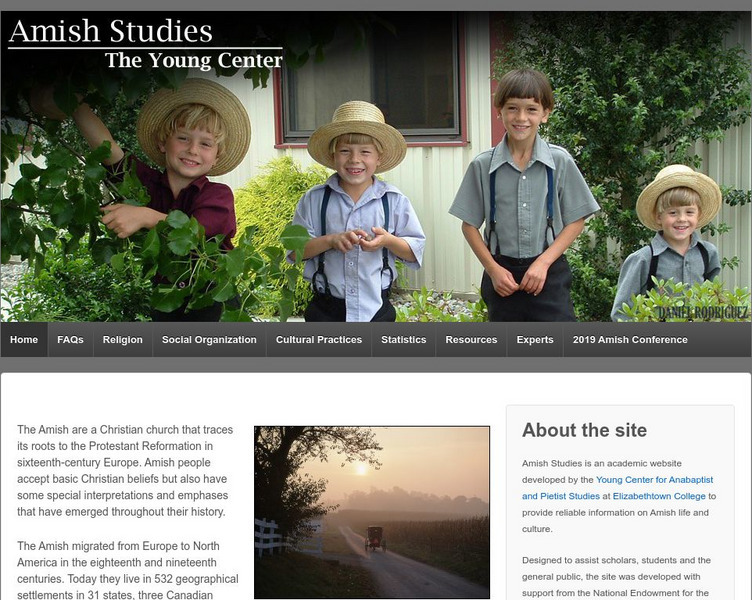 Elizabethtown College: Young Center: Amish Studies Website