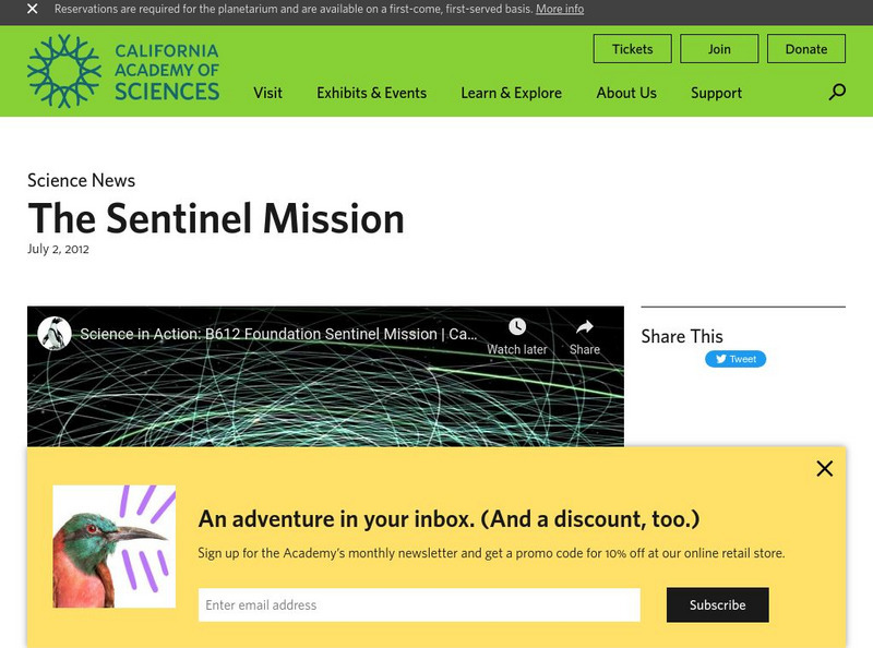 California Academy of Sciences: Sentinel Mission Instructional Video California Academy of Sciences: Sentinel Mission Instructional Video