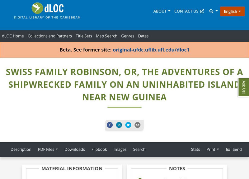 Baldwin Library: The Swiss Family Robinson Primary Baldwin Library: The Swiss Family Robinson Primary