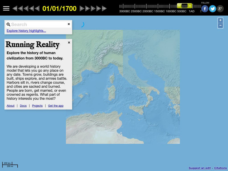 Running Reality: World History Interactive Running Reality: World History Interactive