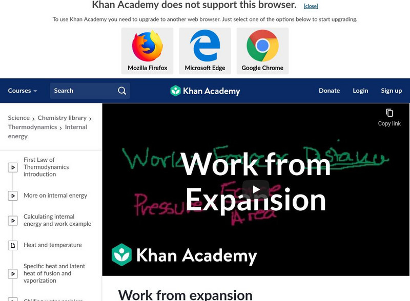 Khan Academy: Work From Expansion Instructional Video Khan Academy: Work From Expansion Instructional Video