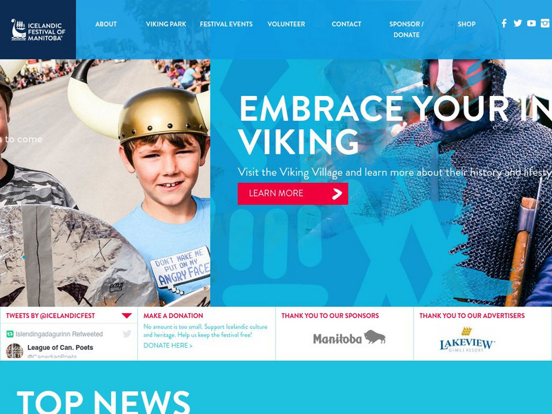 Icelandic Festival of Manitoba: Islendingadagurinn Website Icelandic Festival of Manitoba: Islendingadagurinn Website