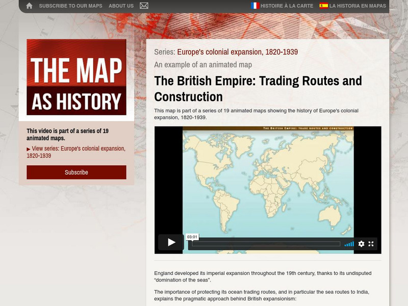 The Map as History: The British Empire, Trading Routes and Construction Instructional Video The Map as History: The British Empire, Trading Routes and Construction Instructional Video