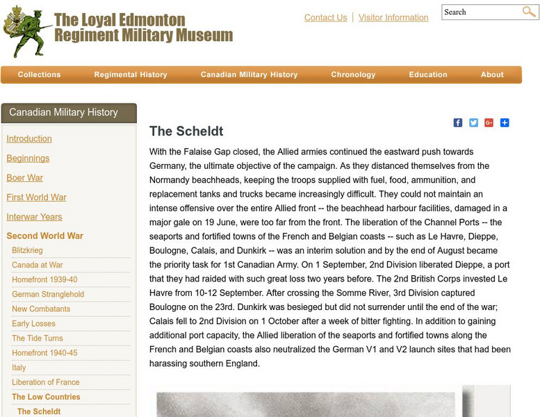 The Low Countries: The Scheldt Website