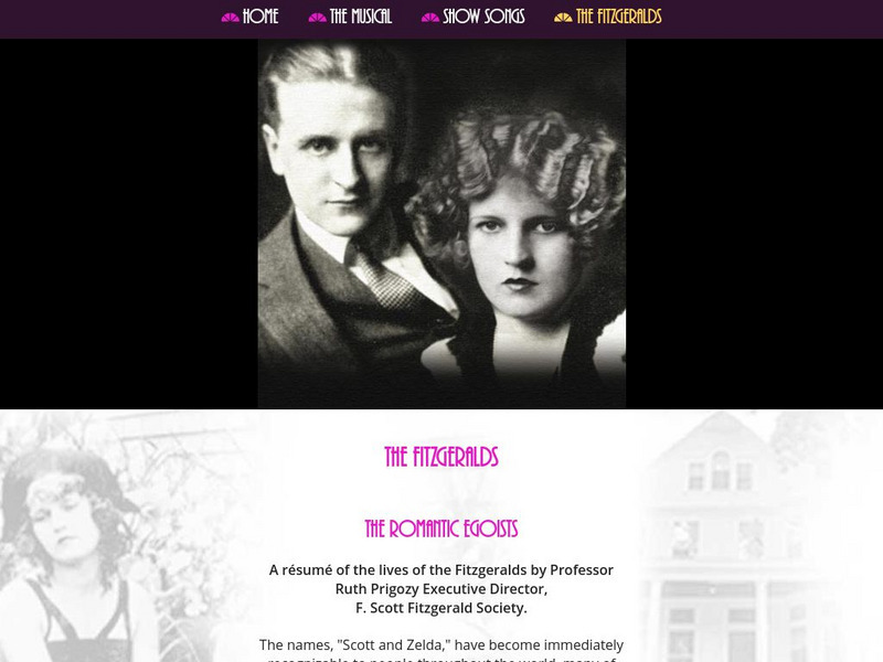 The Fitzgeralds: The Romantic Egoists Handout