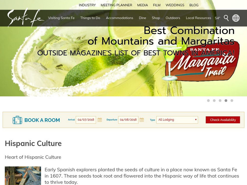 Santa Fe: Hispanic Culture Website Santa Fe: Hispanic Culture Website