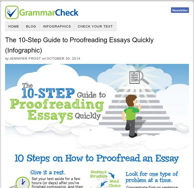 Grammar Check: The 10 Step Guide to Proofreading Essays Quickly (Infographic) Graphic Grammar Check: The 10 Step Guide to Proofreading Essays Quickly (Infographic) Graphic