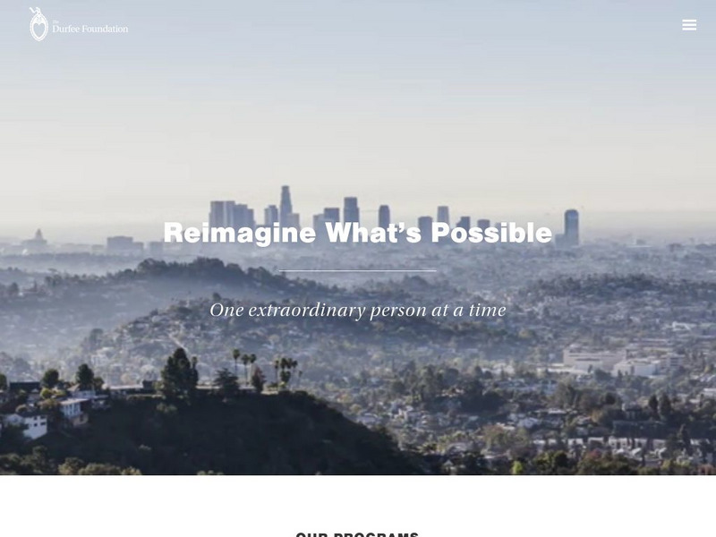 The Durfee Foundation: Home Page Website The Durfee Foundation: Home Page Website