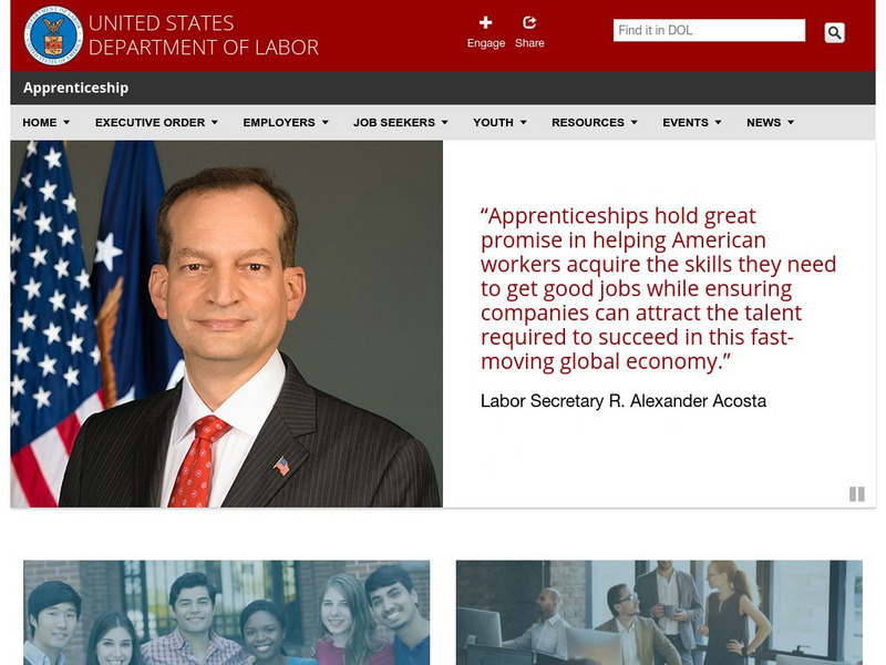 U.s. Department of Labor: Apprenticeship Usa Website