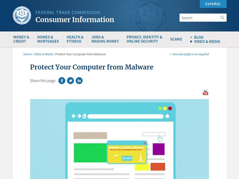 On Guard Online: Protect Your Computer From Malware Instructional Video On Guard Online: Protect Your Computer From Malware Instructional Video