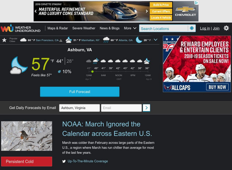 The Weather Company: The Weather Underground Graphic The Weather Company: The Weather Underground Graphic