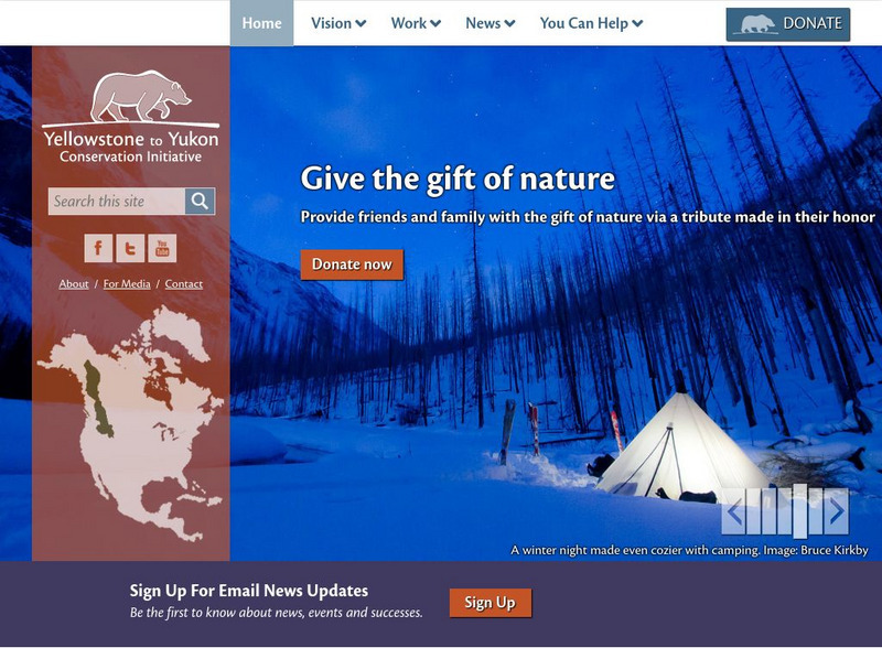 Yellowstone to Yukon: Conservation Initiative Website Yellowstone to Yukon: Conservation Initiative Website