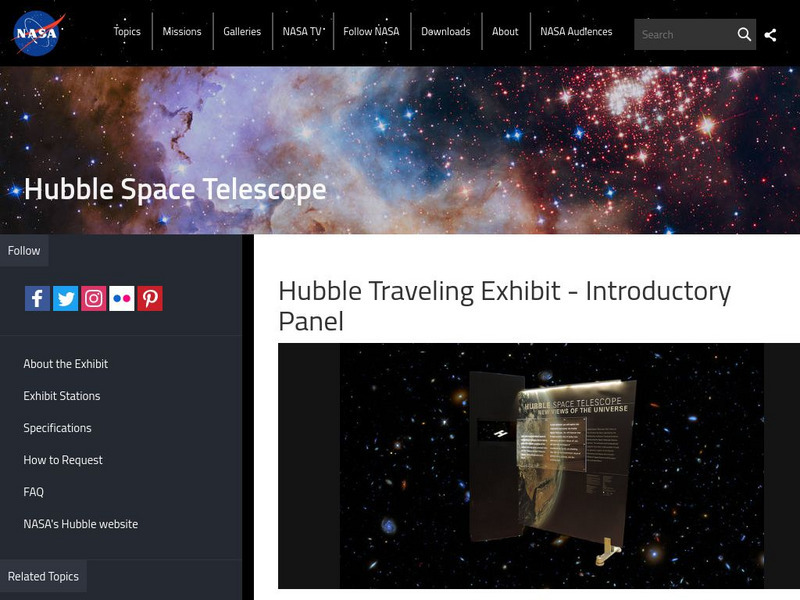 Nasa: Hubble Space Telescope: Hubble Is a Reflecting Telescope Activity Nasa: Hubble Space Telescope: Hubble Is a Reflecting Telescope Activity
