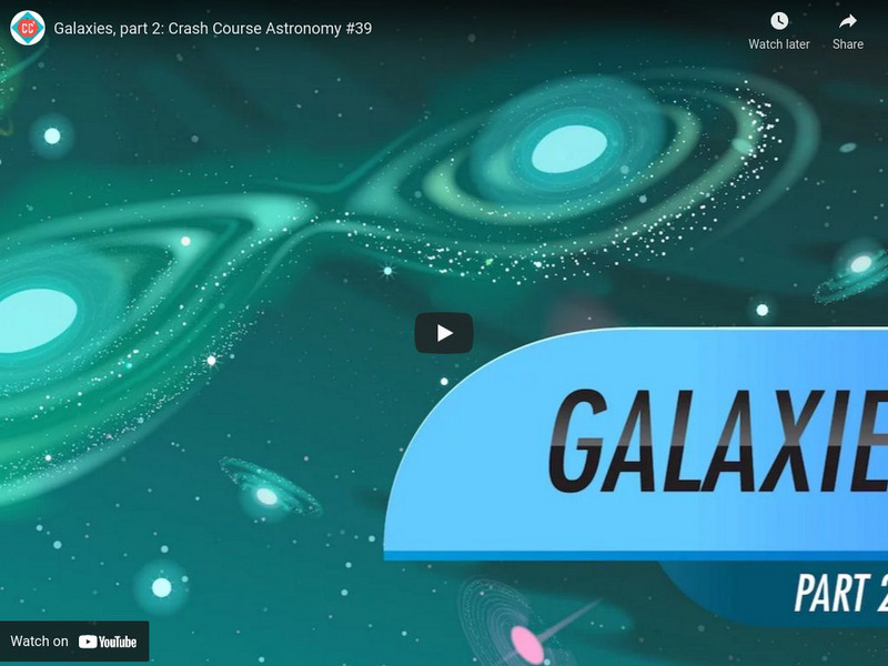 Crash Course Astronomy #39: Galaxies, Part 2 Instructional Video Crash Course Astronomy #39: Galaxies, Part 2 Instructional Video