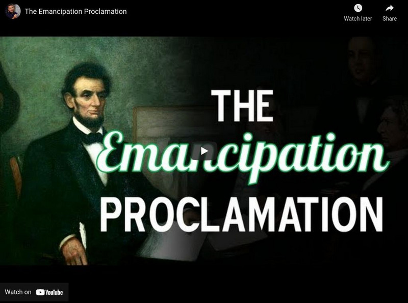 Tom Richey: The Emancipation Proclamation Instructional Video Tom Richey: The Emancipation Proclamation Instructional Video