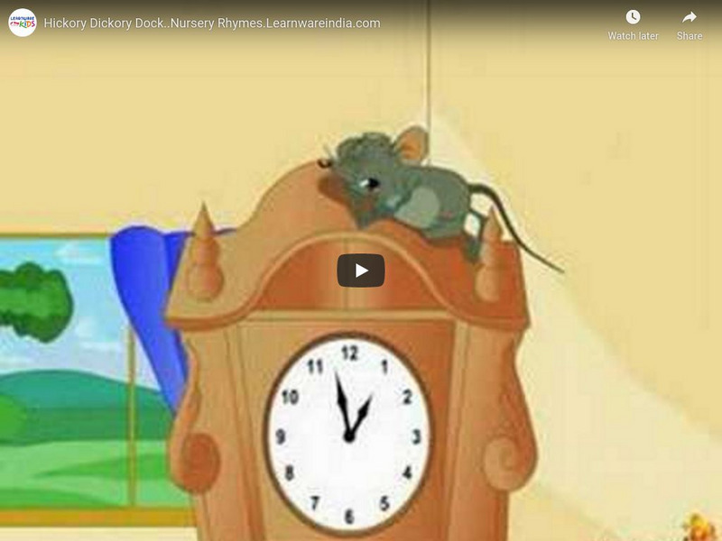 You Tube: Hickory Dickory Dock Instructional Video You Tube: Hickory Dickory Dock Instructional Video