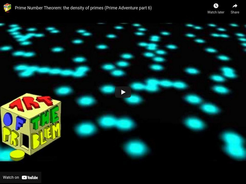 Khan Academy: Computational Number Theory: The Prime Number Theorem Instructional Video Khan Academy: Computational Number Theory: The Prime Number Theorem Instructional Video