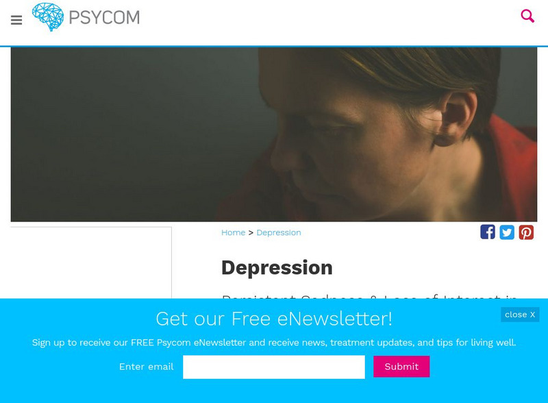 Dr. Ivan's Depression Central Website Dr. Ivan's Depression Central Website