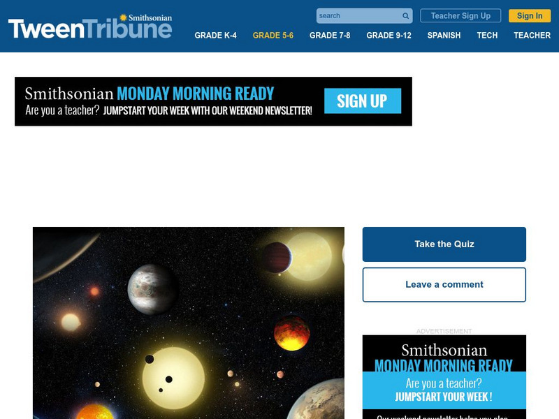 Tween Tribune: How Would You React if We Discovered Alien Life? Article Tween Tribune: How Would You React if We Discovered Alien Life? Article