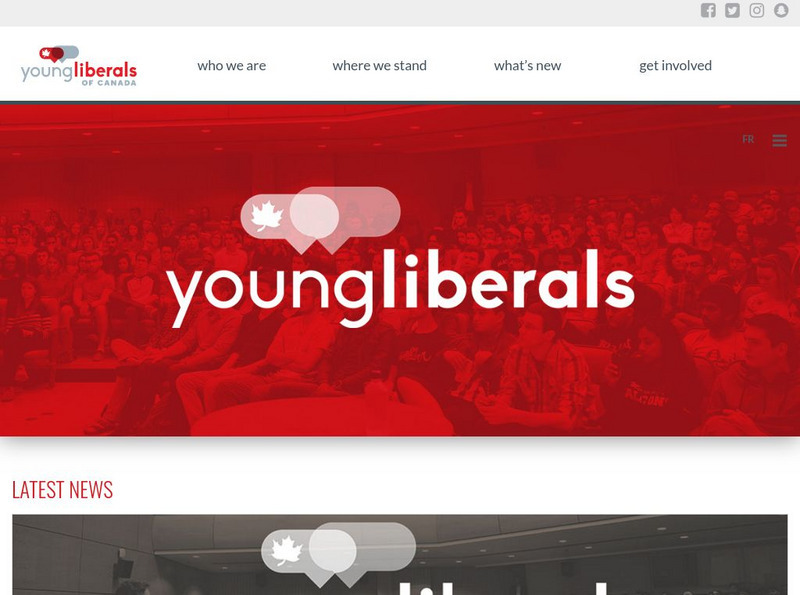 Young Liberals of Canada Website Young Liberals of Canada Website