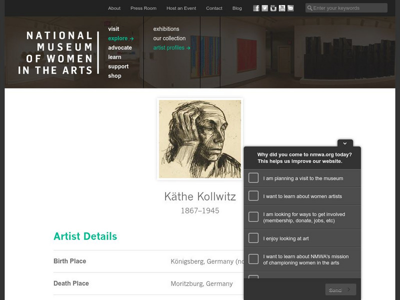 Nmwa: Artist Profiles: Kathe Kollwitz Article Nmwa: Artist Profiles: Kathe Kollwitz Article